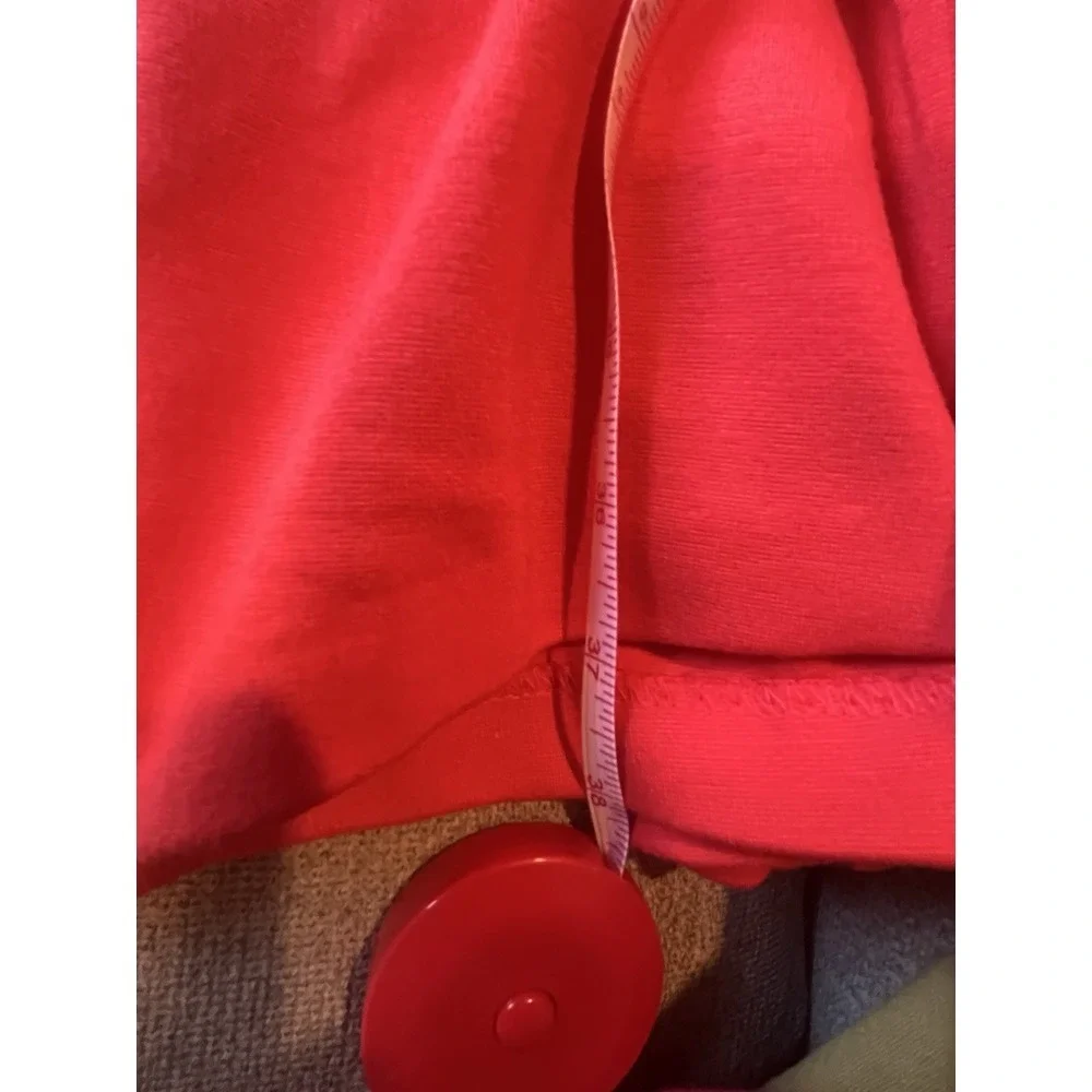 NWT Catherine Malandrino Coral Pleated A Line Flared Knit Dress Size 8 V Neck - Picture 6 of 7
